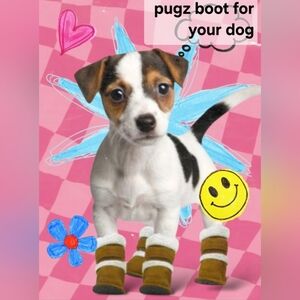 Pugz Medium Brown Dog Boots